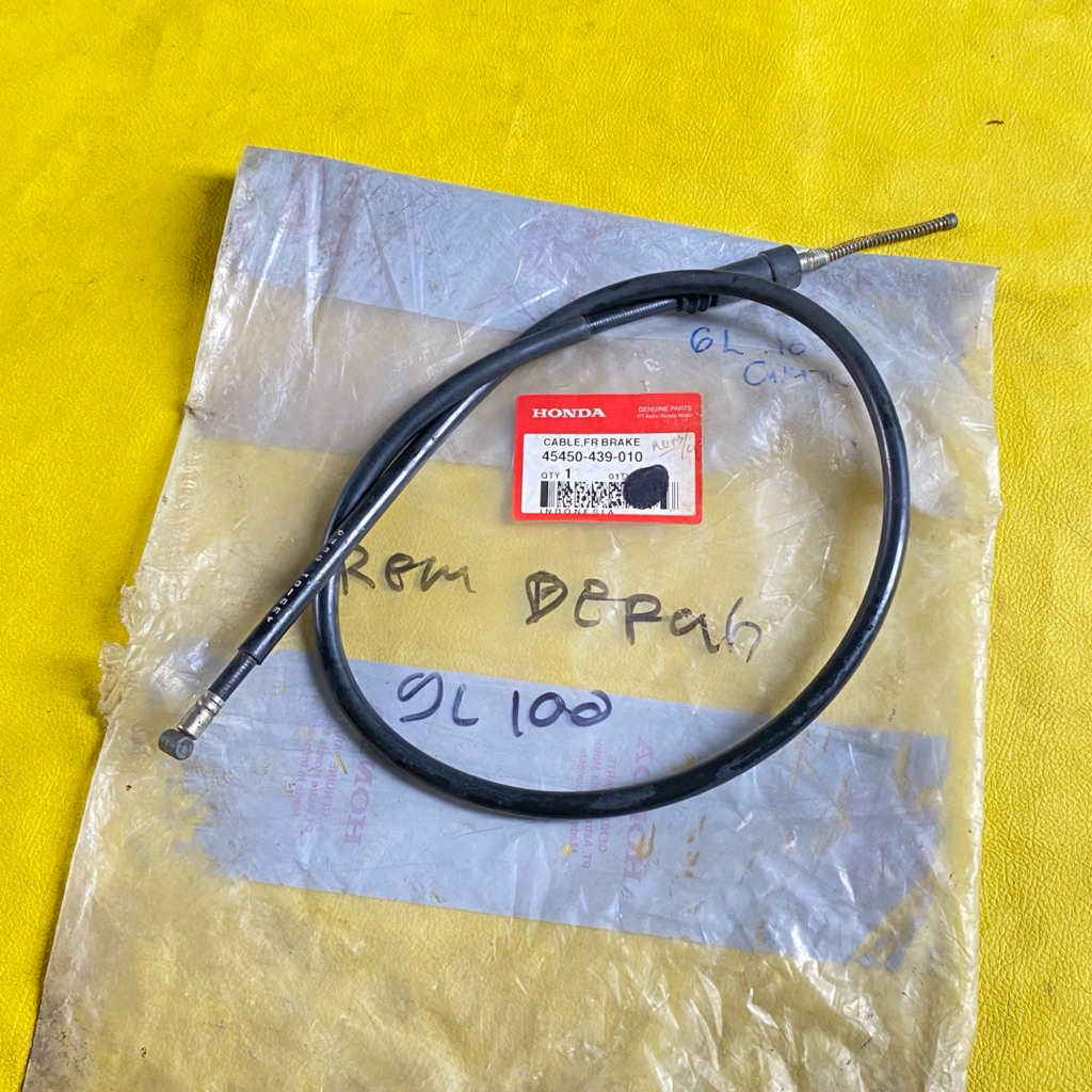 kabel rem depan Honda gl100 gl125 original AHM