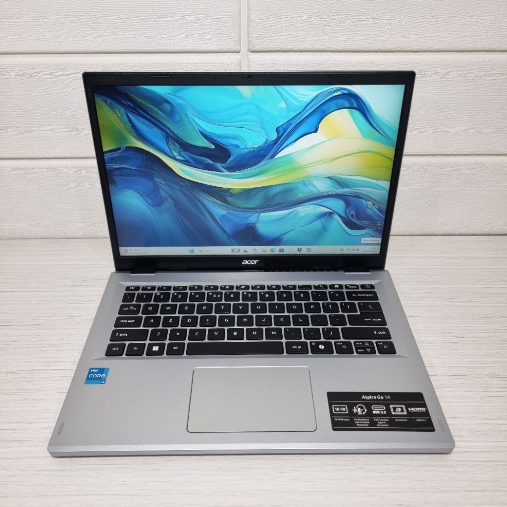 Laptop Acer Aspire Go 14 Intel core i3-N305 RAM 8GB SSD 512GB LAYAR WUXGA
