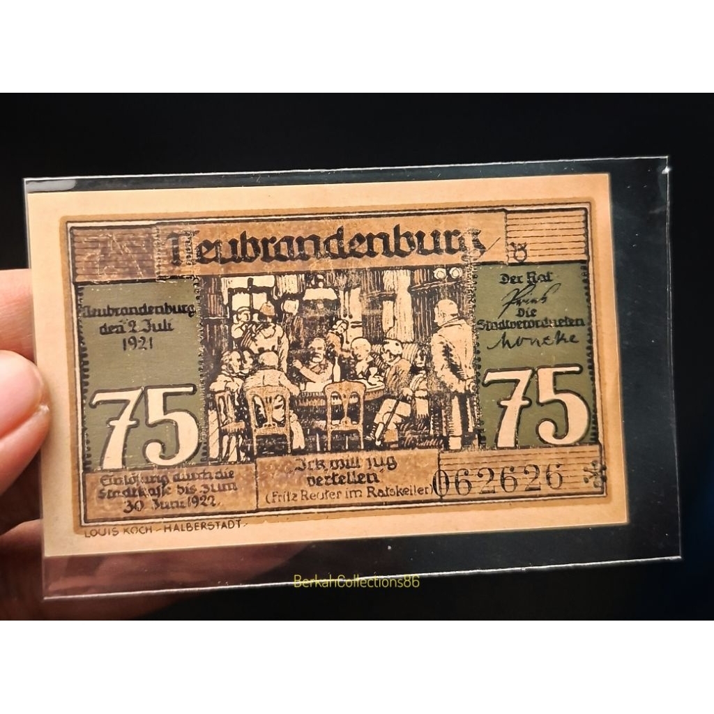 koleksi uang orida jerman notgeltahun 1922