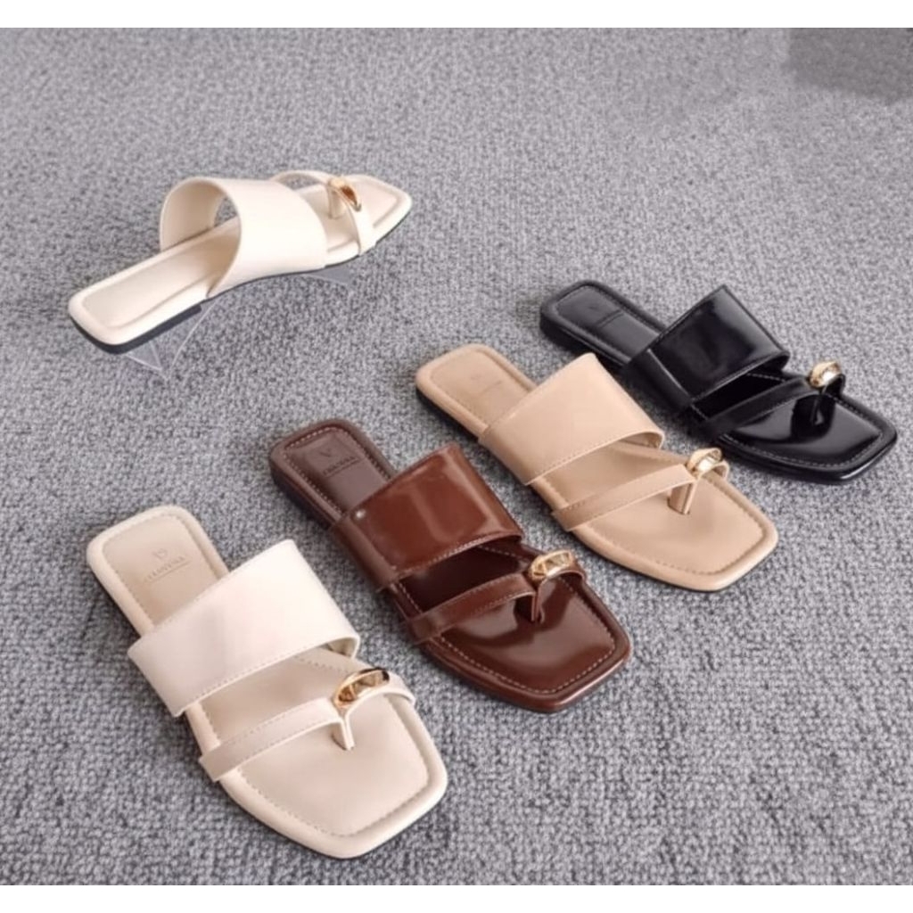 Sandal Wanita Bluebells - Kulit Sintetis, Non Slip, Elegan
