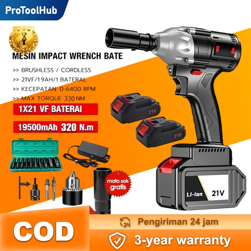 Impact Wrench 998V Impact Semua motor 3200N/M Cocok Membuka Baut Buka Motor Mesin Bor Untuk Baut Mob