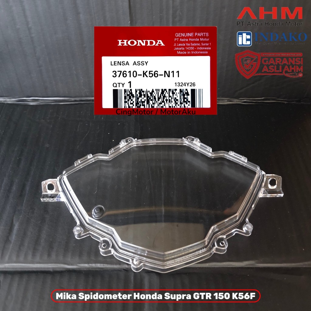 37610K56N11 COVER MIKA KACA SPEEDOMETER KILOMETER SUPRA GTR K56 PART AHM
