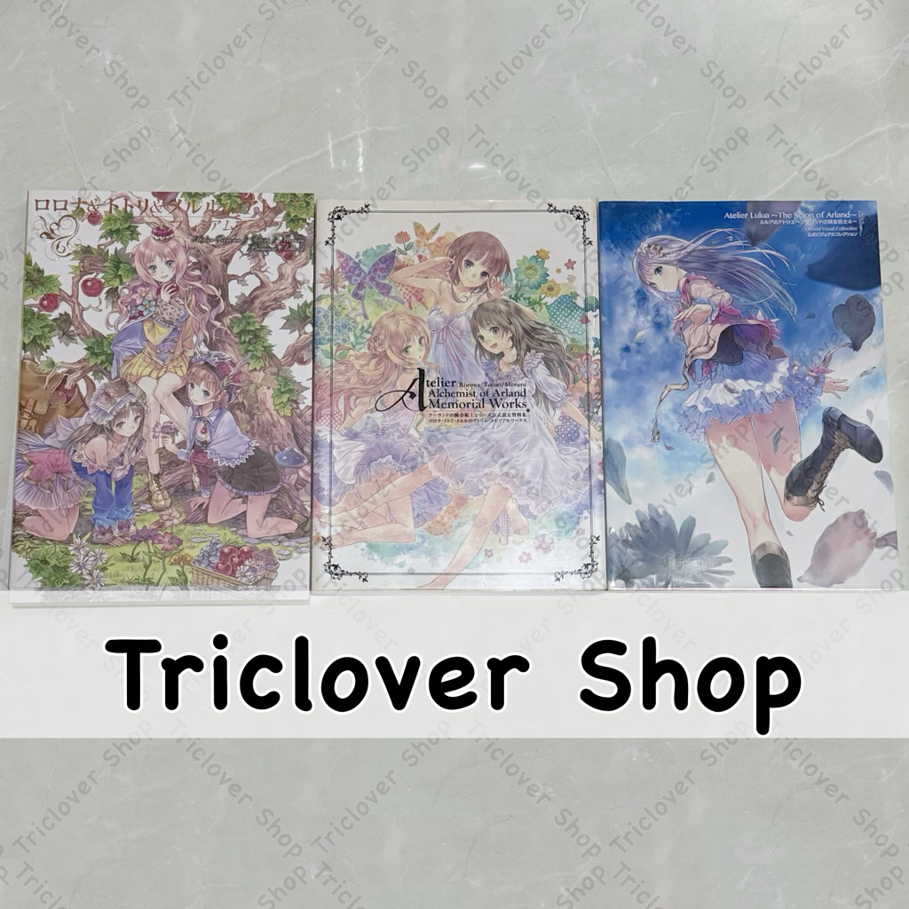 Preloved Artbook Game Atelier Rorona Totori Meruru Lulua Arland Official Memorial Buku Gambar Illust