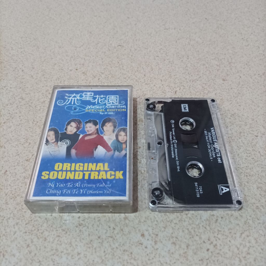 Original Kaset Pita Tape Musik F4 Meteor Garden