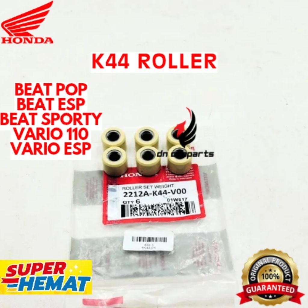 ROLLER ORIGINAL HONDA KODE K44, ROLLER BEAT POP, ROLLER BEAT ESP, ROLLER BEAT SPORTY, ROLLER VARIO 1