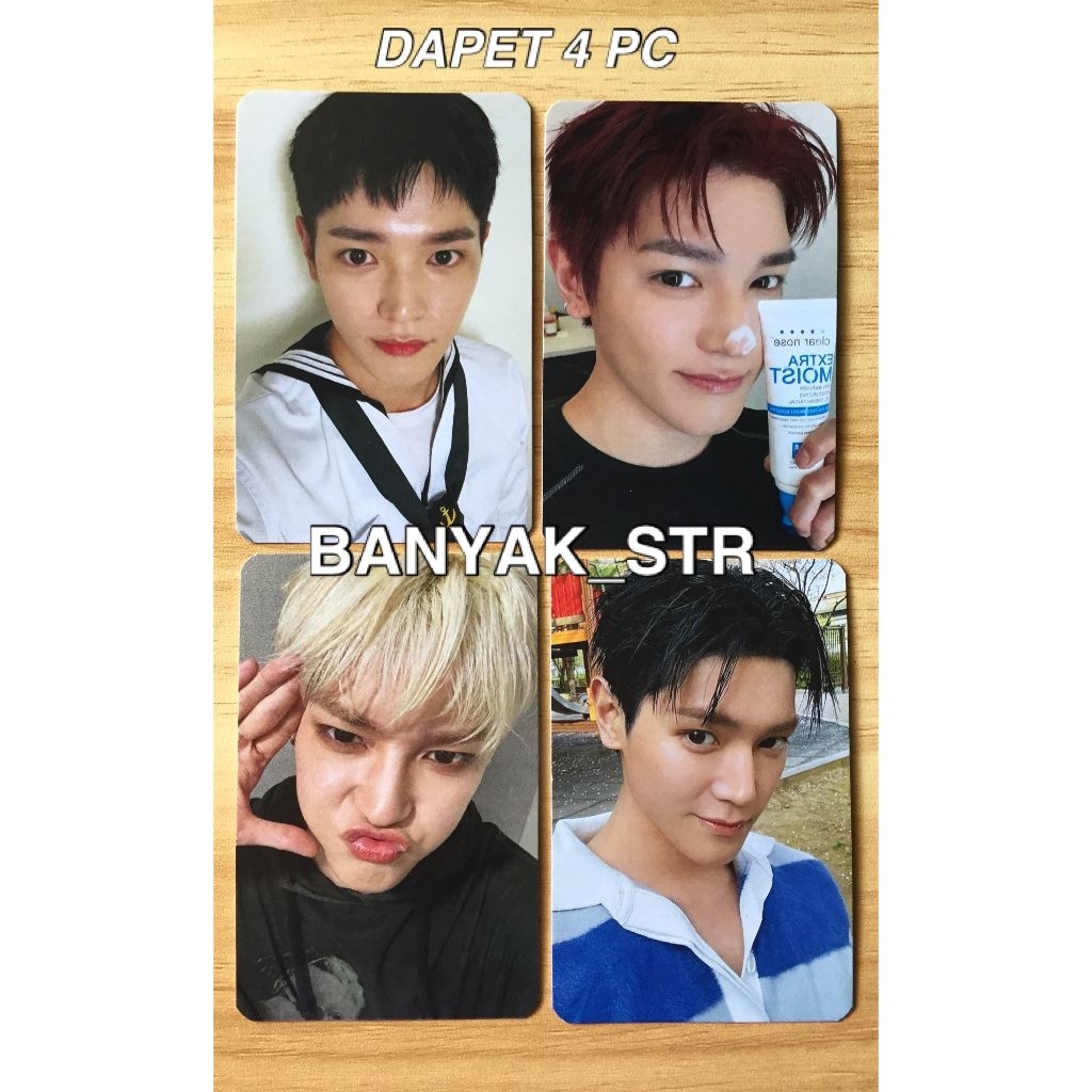 [READY STOCK] 4 PHOTOCARD TAEYONG NCT SELCA / 4 PC TAEYONG NCT127 SELCA