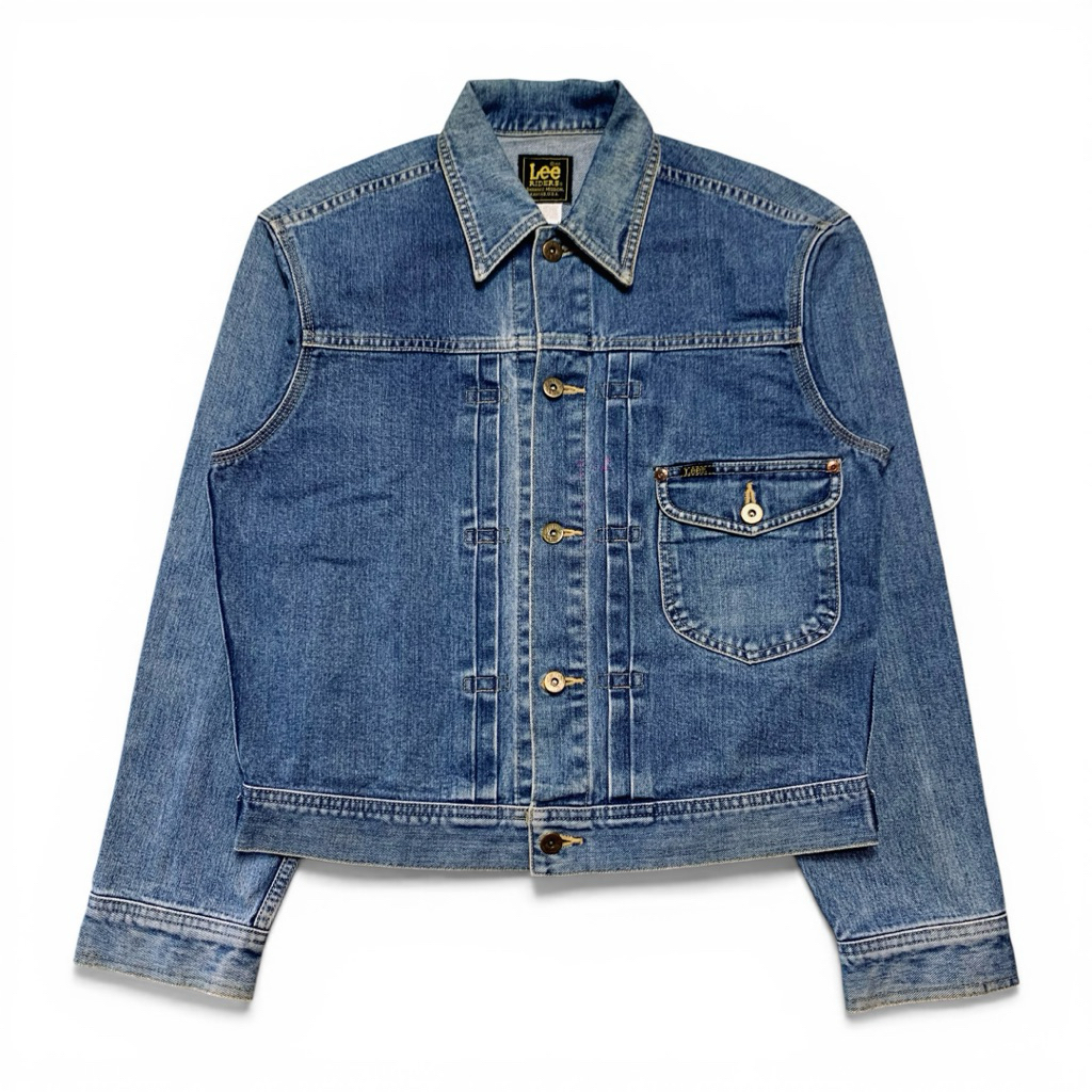 Lee Type 1 Denim Jacket Cowboy Union Made Vintage 90s Scovill Button. Not LVC Big E 101J Momotaro Fu