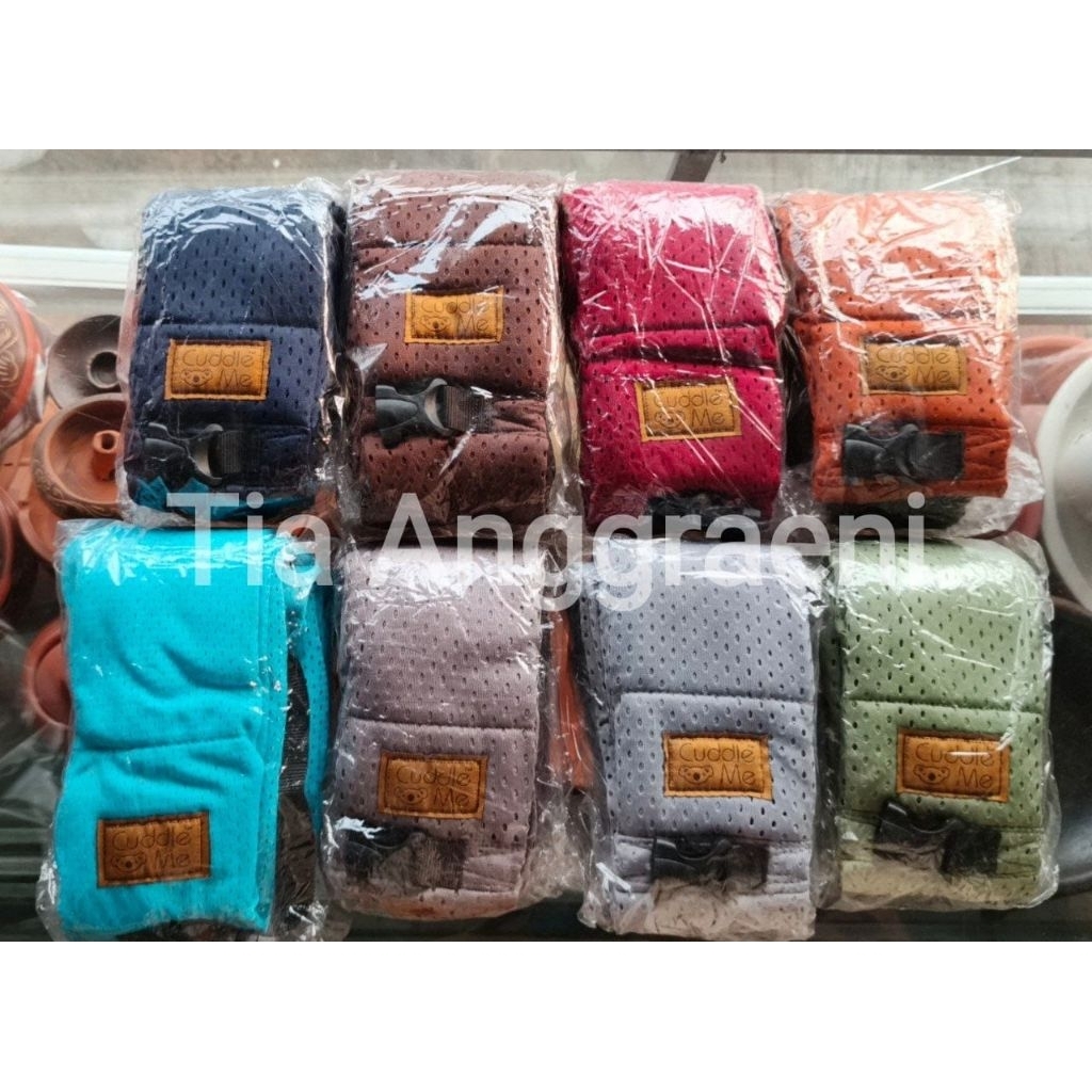 MASIH BARU Gendongan Samping Instan CuddleMe Geosfit Air Motif Feather + Box