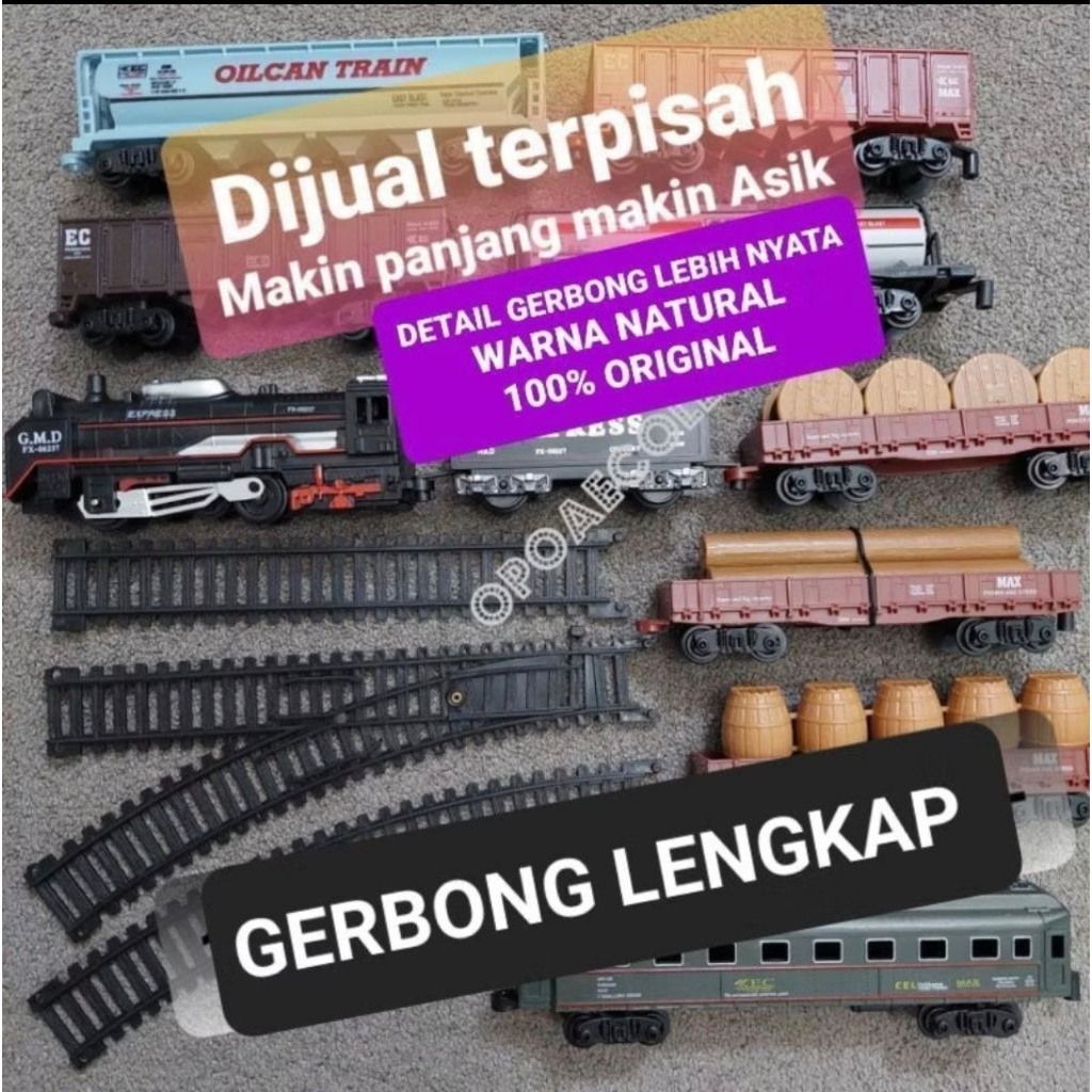 ACCESORIES rel RAIL KING railking rel lurus WESEL lengkung gerbong kepala kereta api suara 1:87