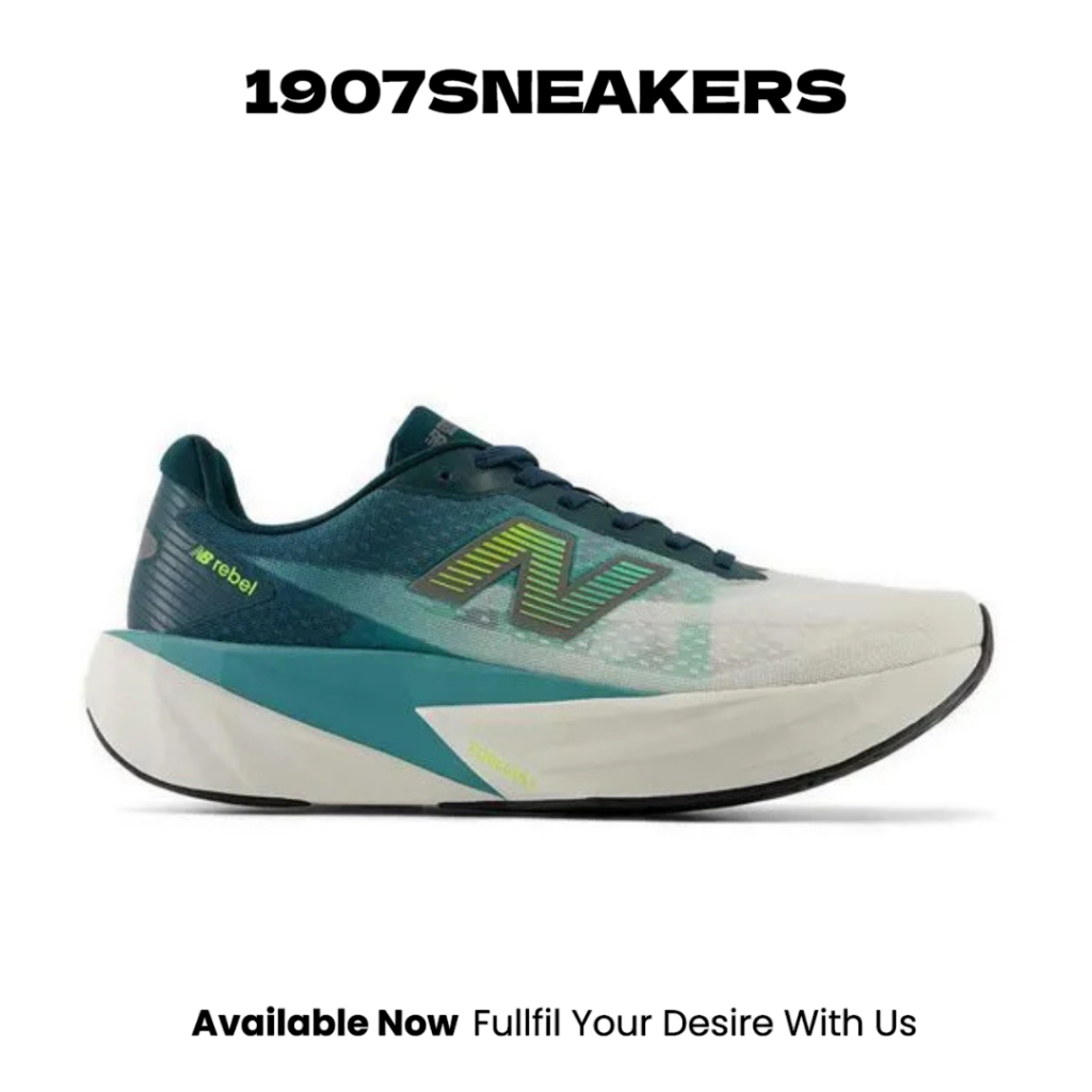 Sepatu Lari Pria New Balance FuelCell Rebel V5 - Green NEWMFCX3HW