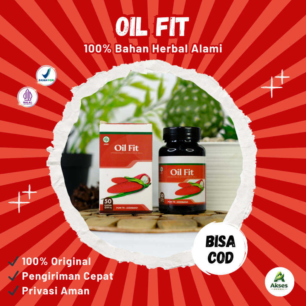 OIL FIT - Kapsul Buah Merah Papua 100% Asli