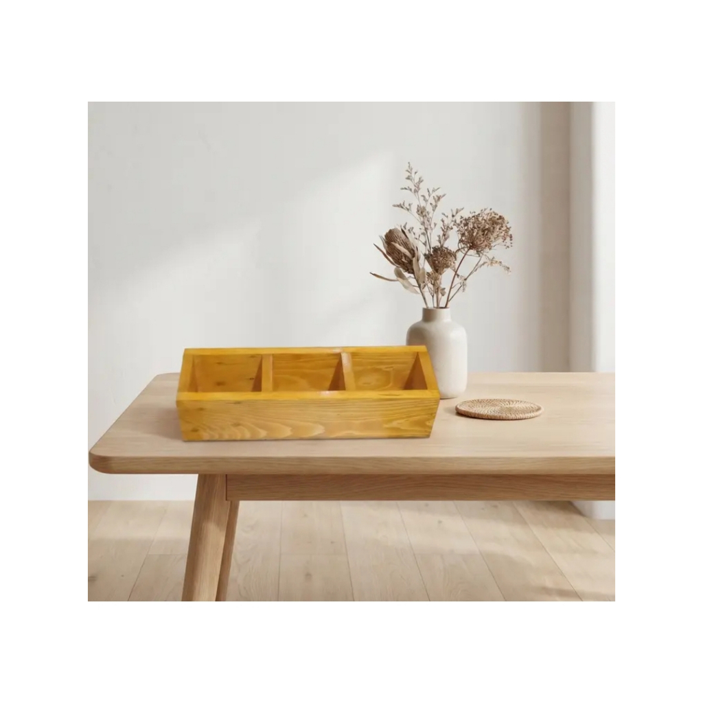 Kotak Penyimpanan Kayu Jati Belanda / Organizer Dapur / Tempat Kopi & Bumbu Estetik  Kotak penyimpan