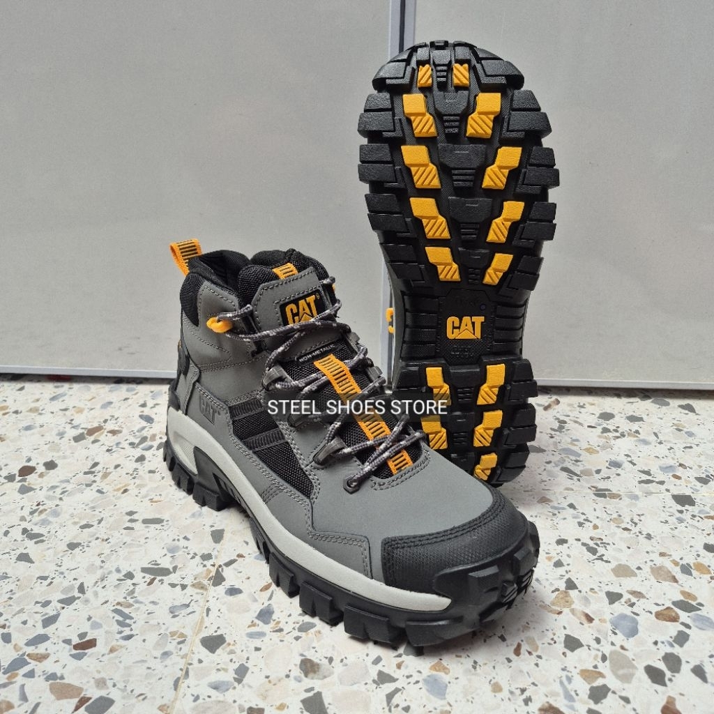 Caterpillar Safety Invander Mid Vent Gray Composite Toe Original