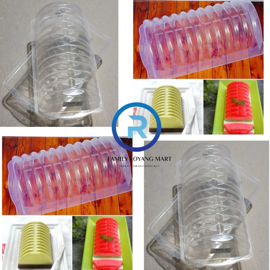 Cetakan Puding Semangka/Cetakan Puding Setengah Lingkar/Cetakan Jely Semangka/Cetakan agar semangka 