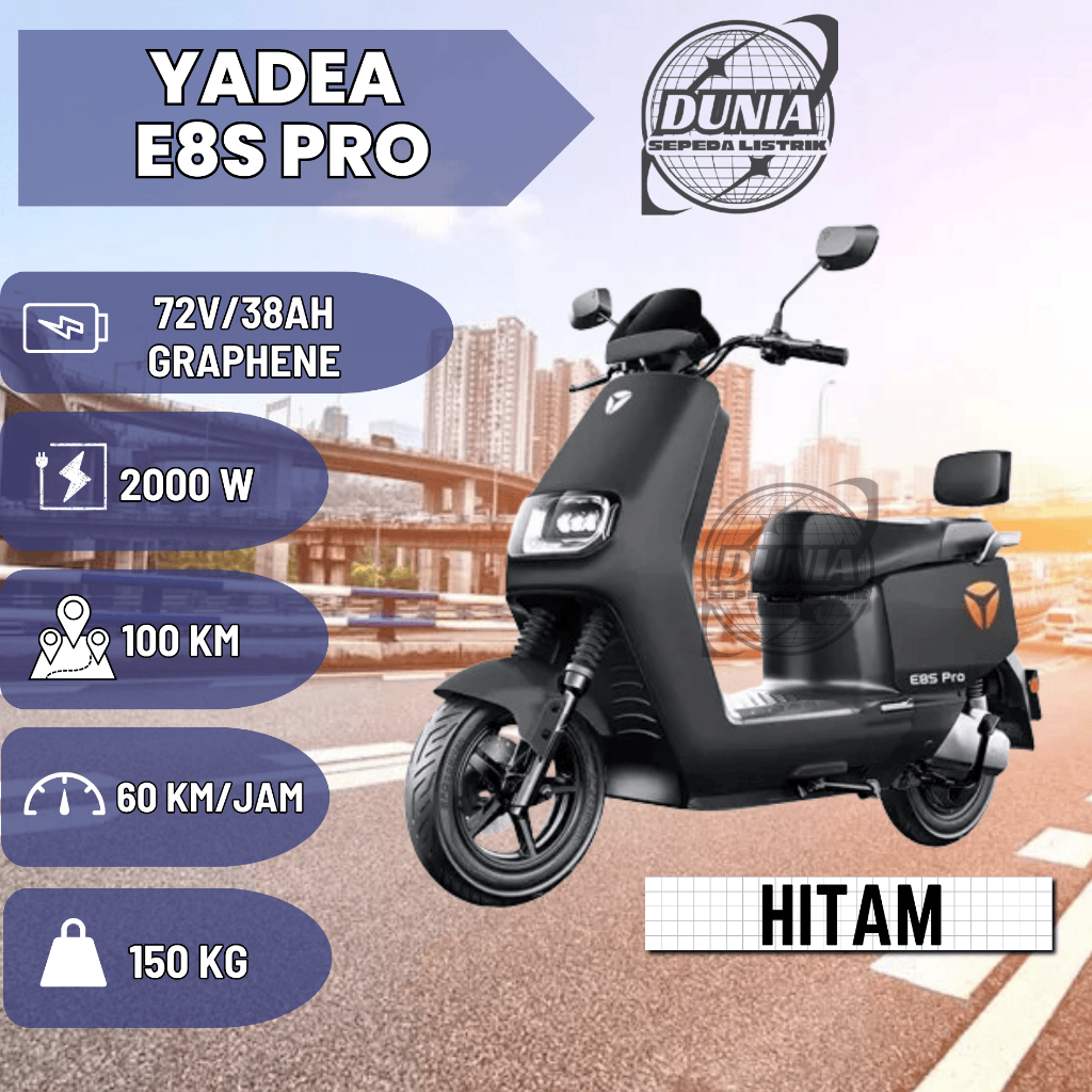 SEPEDA LISTRIK YADEA E8S PRO