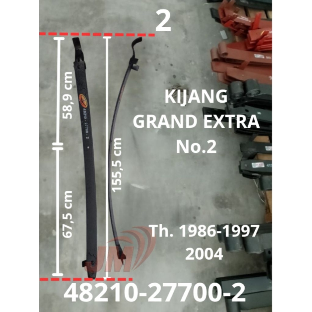 PER DAUN No.2 KIJANG GRAND EXTRA (48210-27700-2) RR Th. 1986-1997-2004
