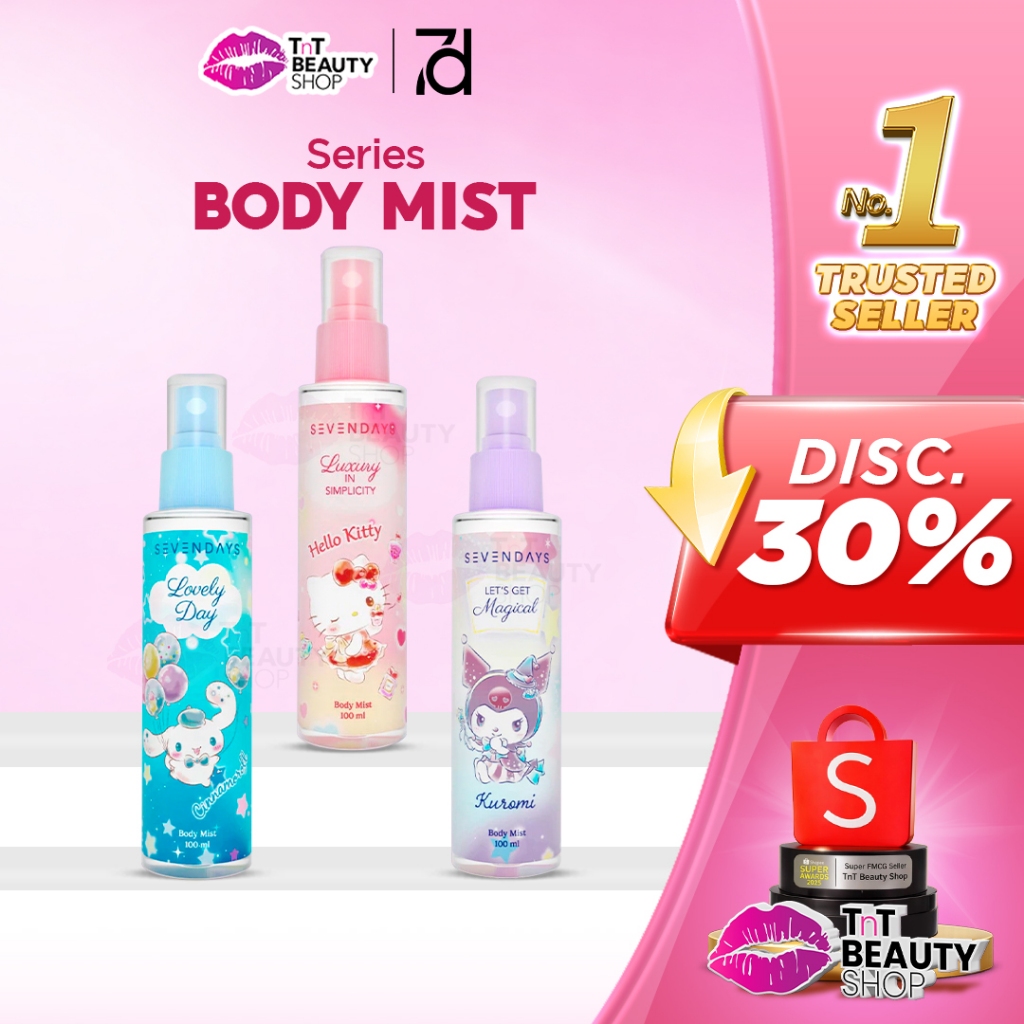 Sevendays Luxury In Simplicity Body Mist 100ml Long Lasting Fragrance Body Mist | TnT Beauty Shop