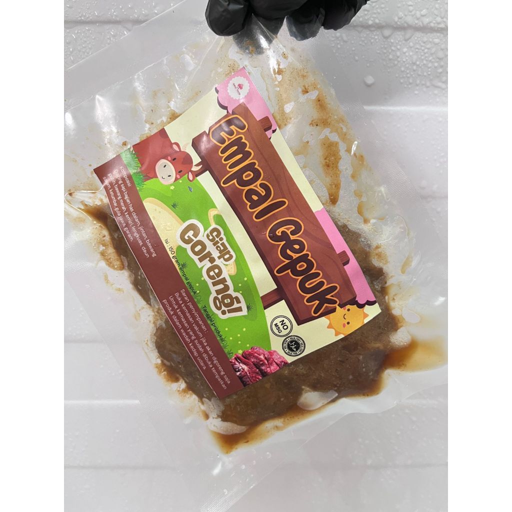 Empal Gepuk Sapi Siap Goreng | Empal Daging Sapi Bumbu Tradisional Empuk Gurih | Lauk Praktis Frozen