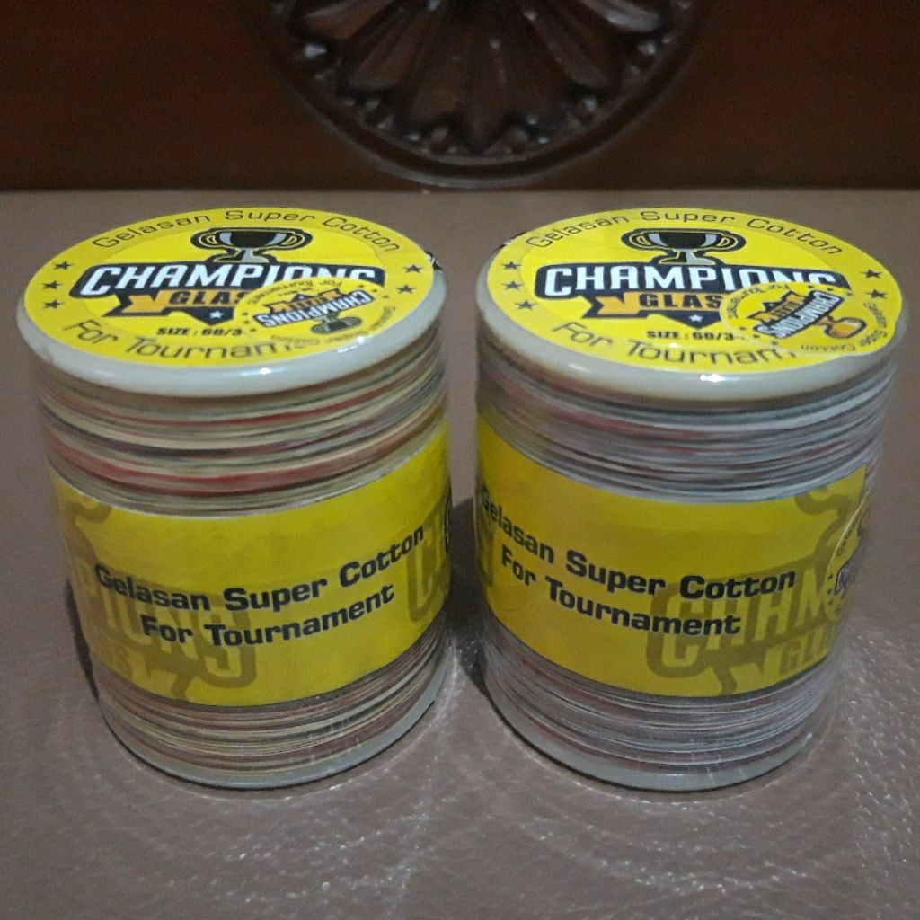 Gelasan Benang Katun Champions Mambo 60 cord 3