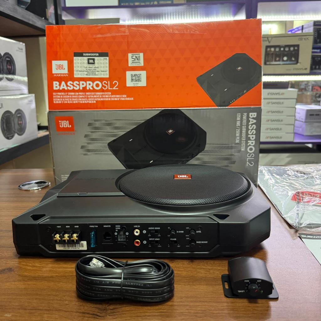 Subwoofer Kolong Aktif JBL BASSPROSL2 8 Inch / Sub Kolong Mobil JBL