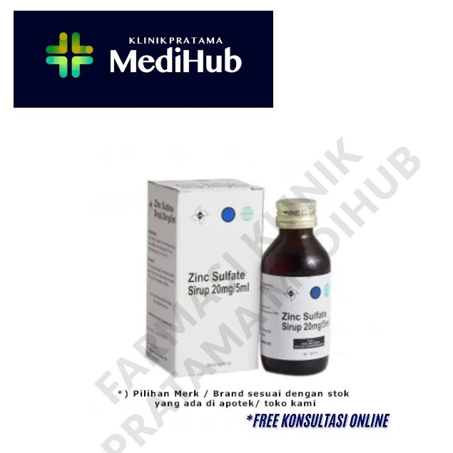 Zinc Sulfate 20mg Botol