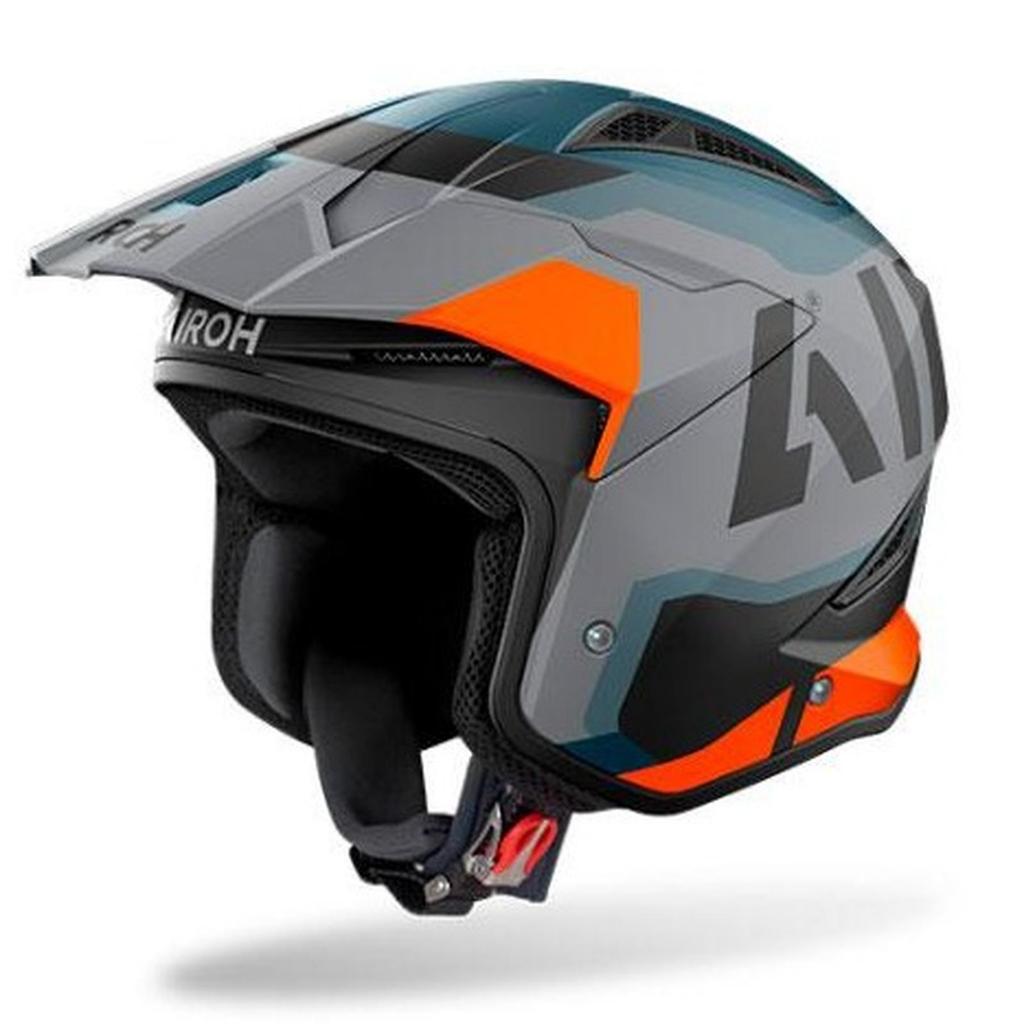 HELM AIROH TRR II JUPITER ORANGE MATT HELM HALF FACE AIROH TRR II JUPITER ORANGE MATT HELM HALF FACE
