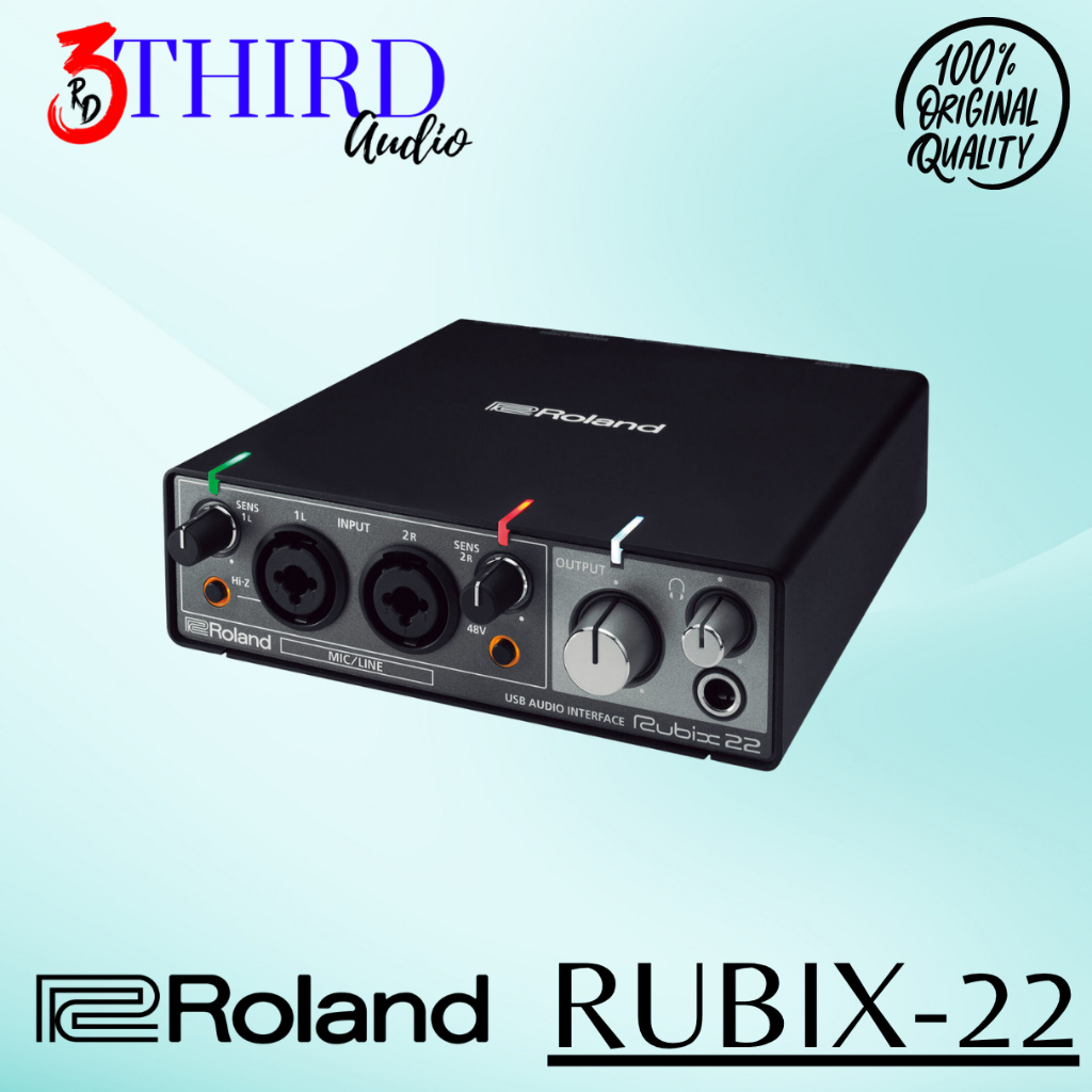 Roland Rubix 22 USB Audio Interface Soundcard Roland Rubix22 Original