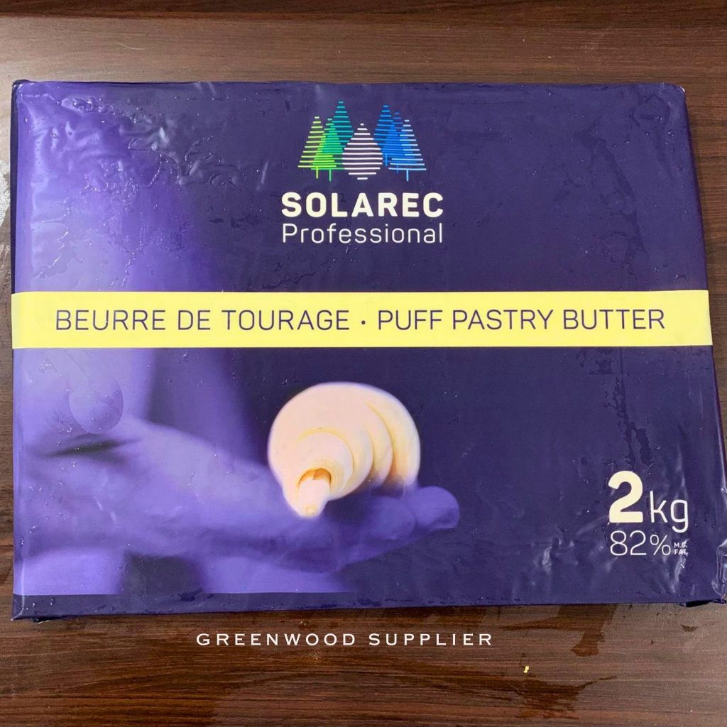 SOLAREC PROFESIONAL BUTTER SHEET / PUFF PASTRY BUTTER / BUTTER SHEET SOLAREC - 2KG
