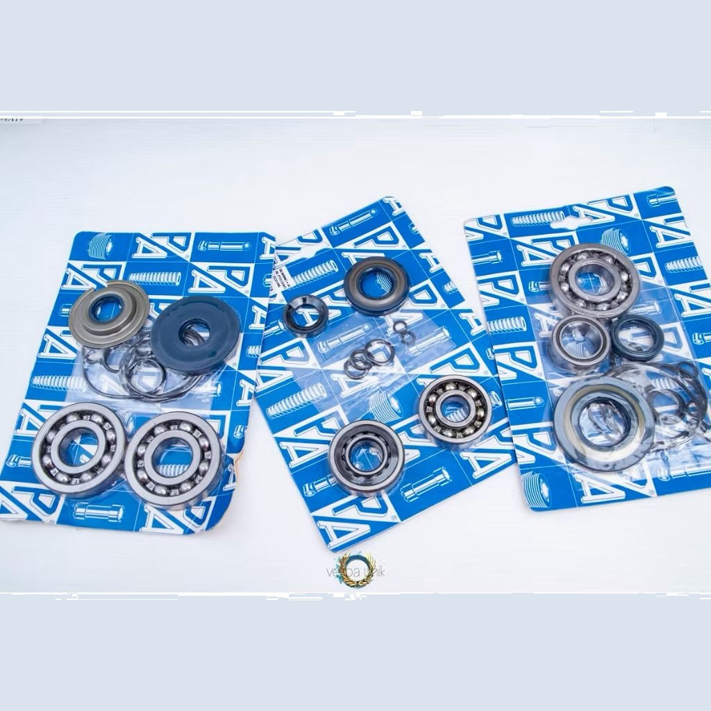 Laher Bearing Set Oil Seal Sil Kruk As Mesin Corteco PA Italy Asli Vespa Super Sprint PX Exclusive2 