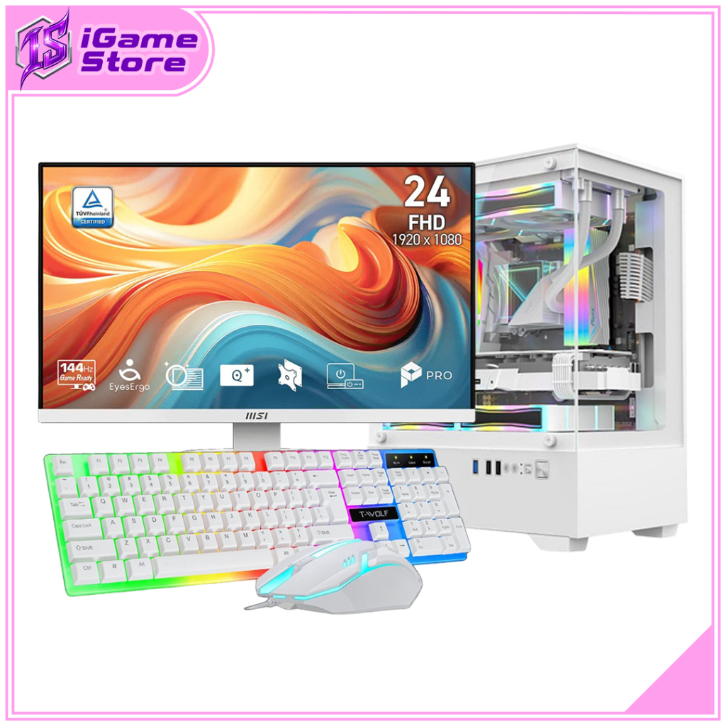 Paket Lengkap Full SET PC GAMING RYZEN 5 5600GT - 24" Samsung CURVE Siap Pakai