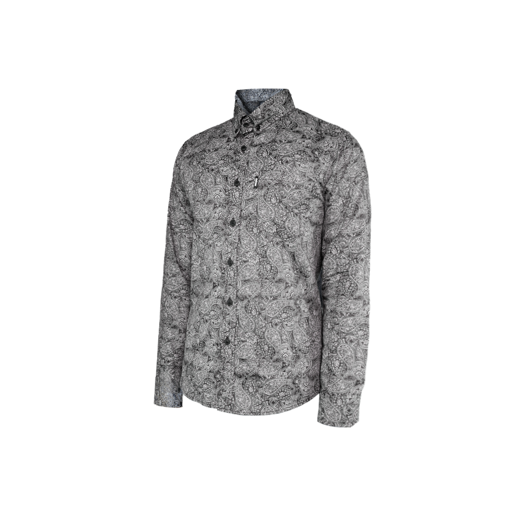 Prung Clemence Kemeja Paisley Pattern Kemeja Batik Formal