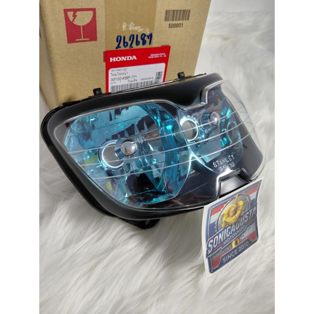 HEAD LAMP HEADLAMP LAMPU DEPAN ORIGINAL STANLEY HONDA NOVA DASH 125 GENUINE