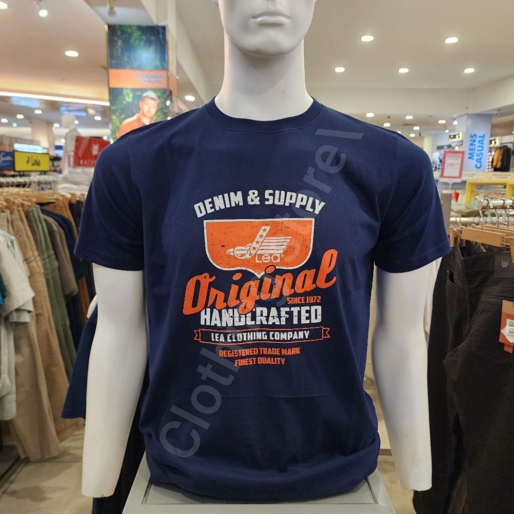 LEA ORIGINAL kaos pria lengan pendek navy 231.02.HV.63
