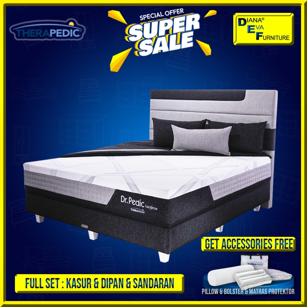 Therapedic Dr. Pedic Set Kasur Springbed