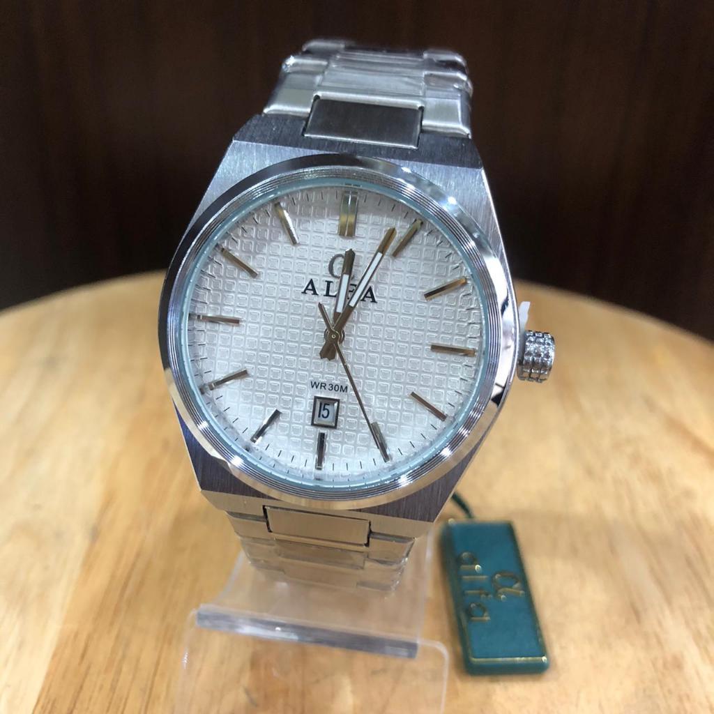 Jam Tangan Pria ALFA Rantai Besi Original