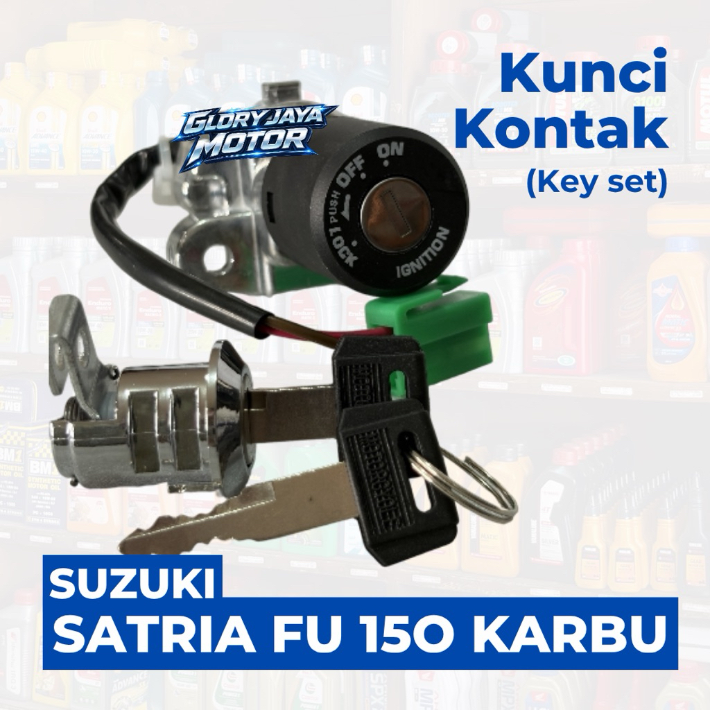 KUNCI KONTAK KEY SET MOTOR SUZUKI SATRIA FU 150 KARBU