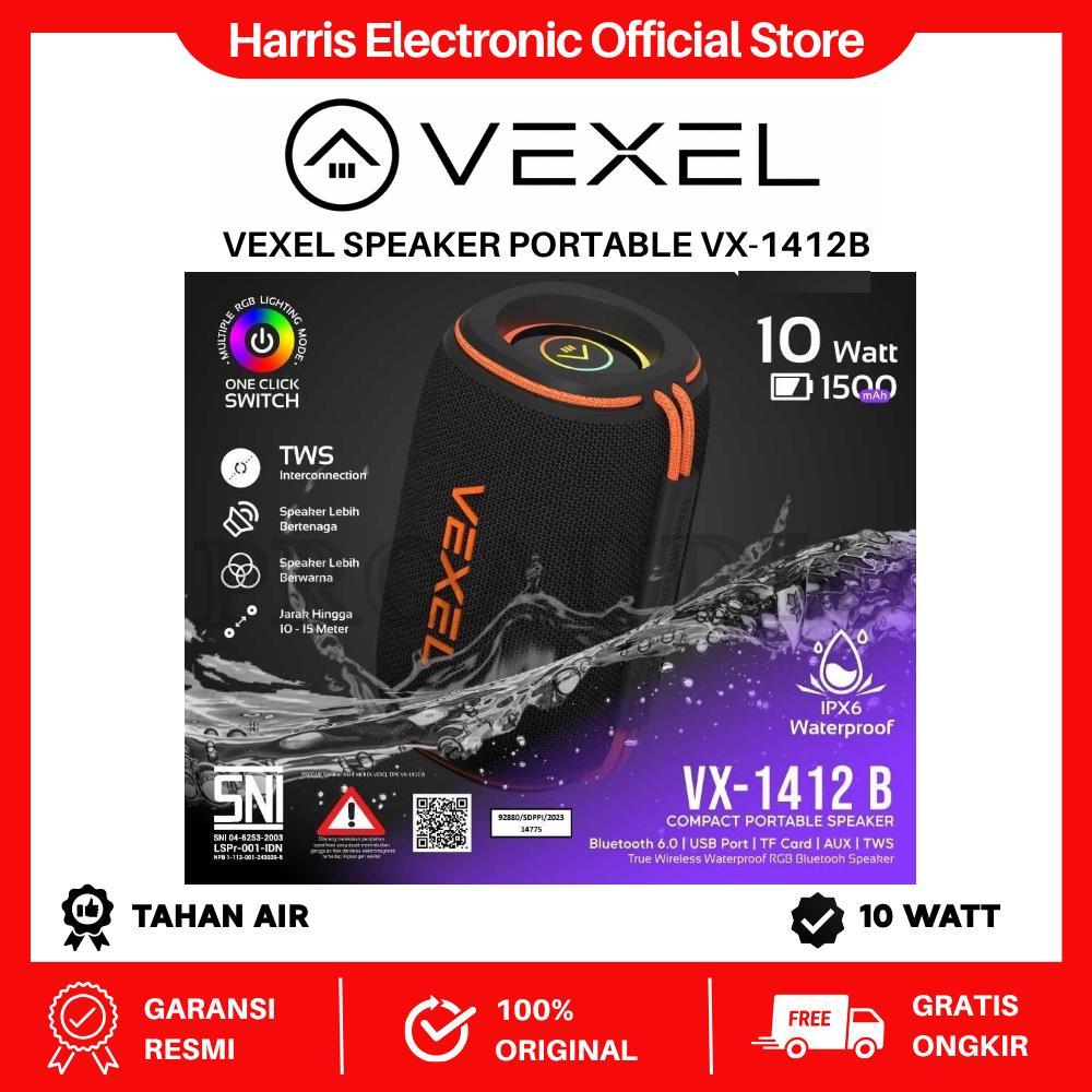 VEXEL SPEAKER PORTABLE VX-1412B GARANSI RESMI
