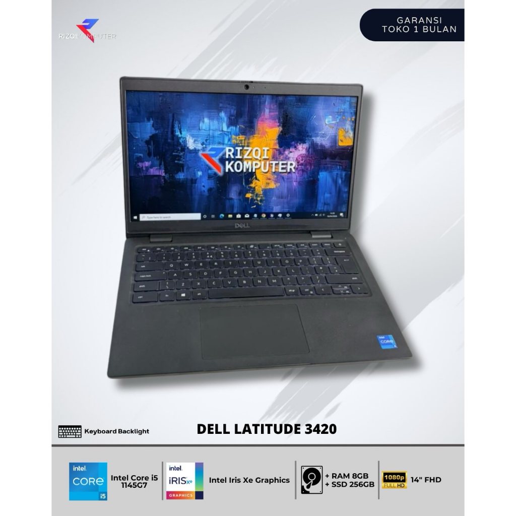 Dell Latitude 3420 Intel Core i5-1145G7 RAM 8GB SSD 256GB all