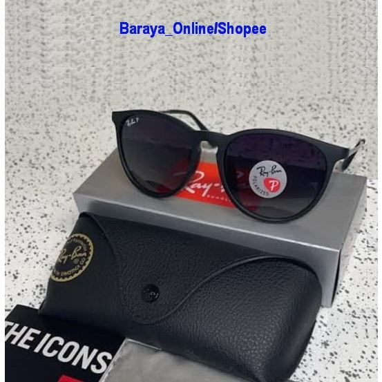 Kacamata wanita Ray-Ban erika RB4171 Hitam