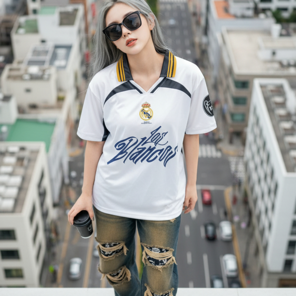 Jersey Real Madrid/Jersey Fantasi LOS BLANCOS/Jersey Club Vintage