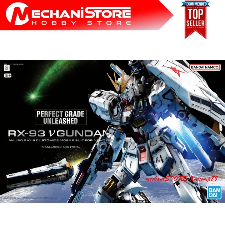 PG Unleashed RX-93 Nu Gundam - PG Unleashed Nu Gundam RX93 Bandai