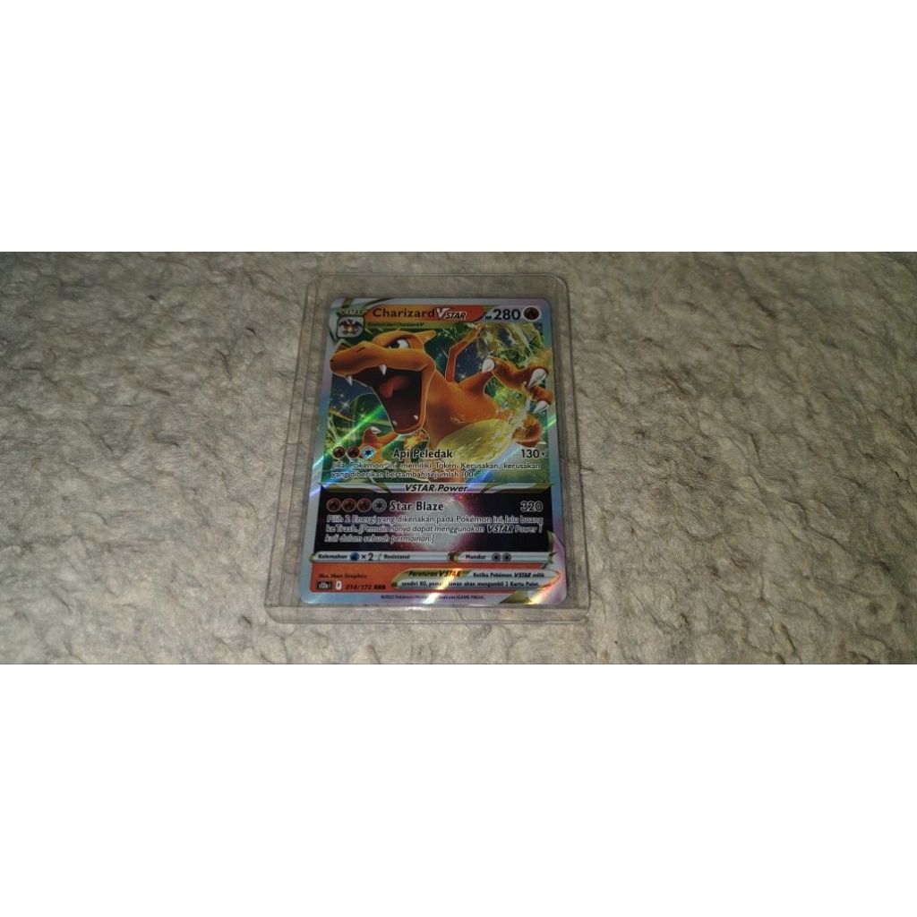 KARTU POKEMON CHARIZARD RRR ORIGINAL HOLO