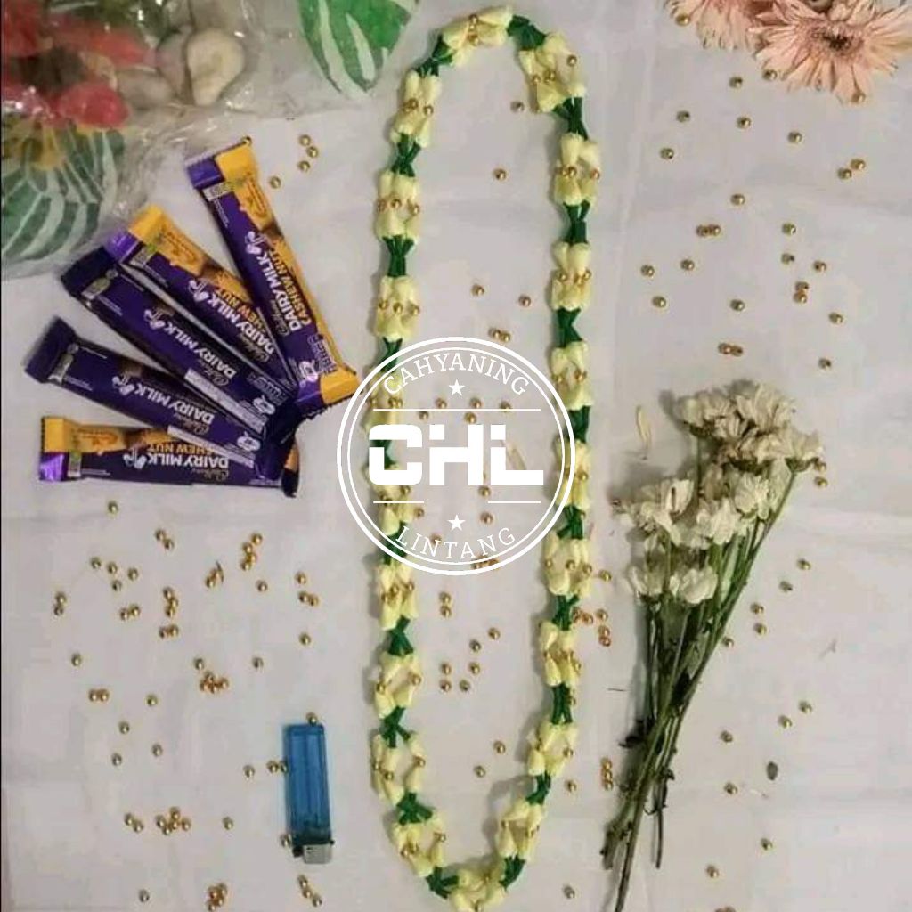 kalung melati palsu/imitasi