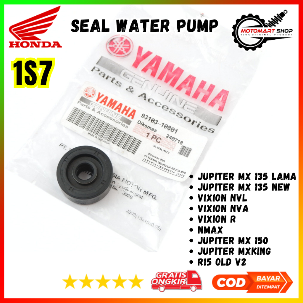 Seal Water Pump Vixion - Sil Water Pump Vixion Old - 1S7