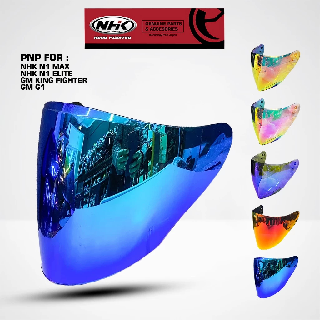 VISOR KACA HELM NHK N1 , N2  MAX | N1 ELITE | GM G1 | R1 SINGLE I R1 DOUBLE VISOR I GM KING FIGHTER 