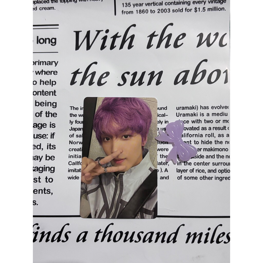 Photocard Haechan The dream show 2
