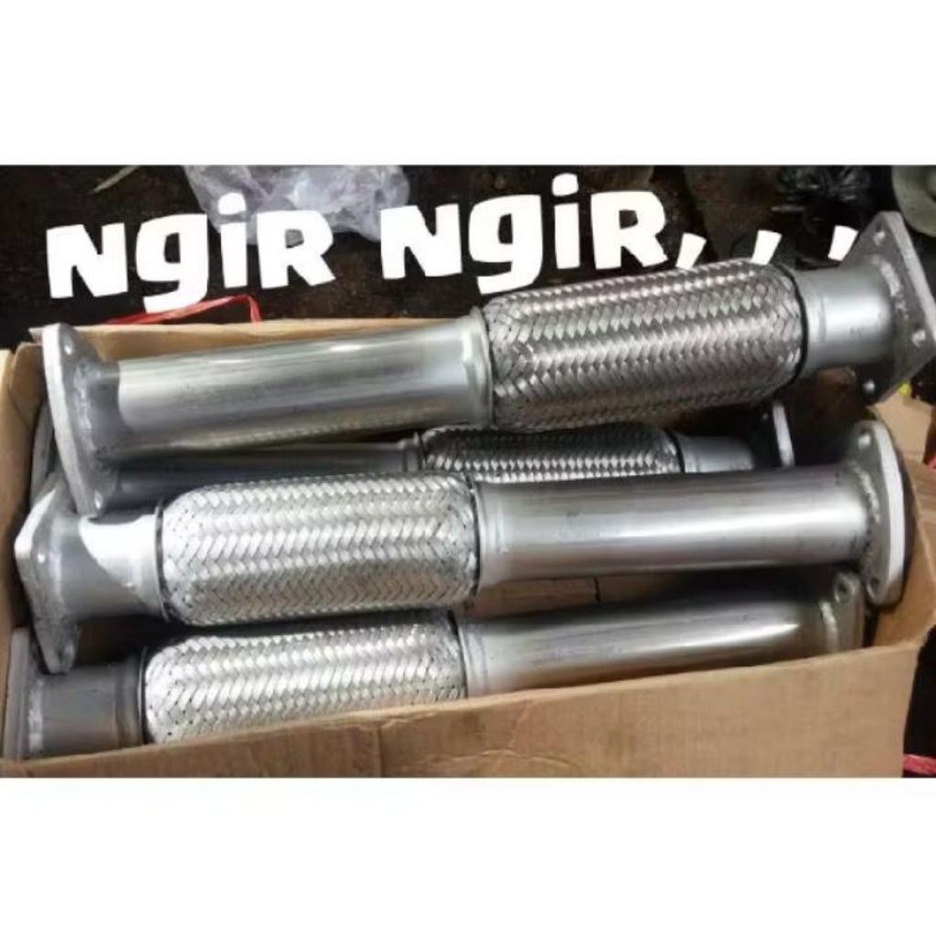 FLEXIBLE KNALPOT MITSUBISHI PS125 TURBO CANTER ME409059 bunyi ngir