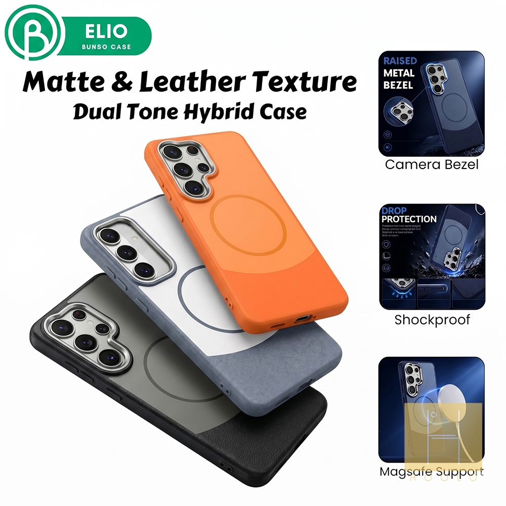 Bunso ELIO Soft Case for Samsung Galaxy S26 Ultra Plus FE S25 S24 S23 A57 A07 A16 A06 5G 4G Magsafe 