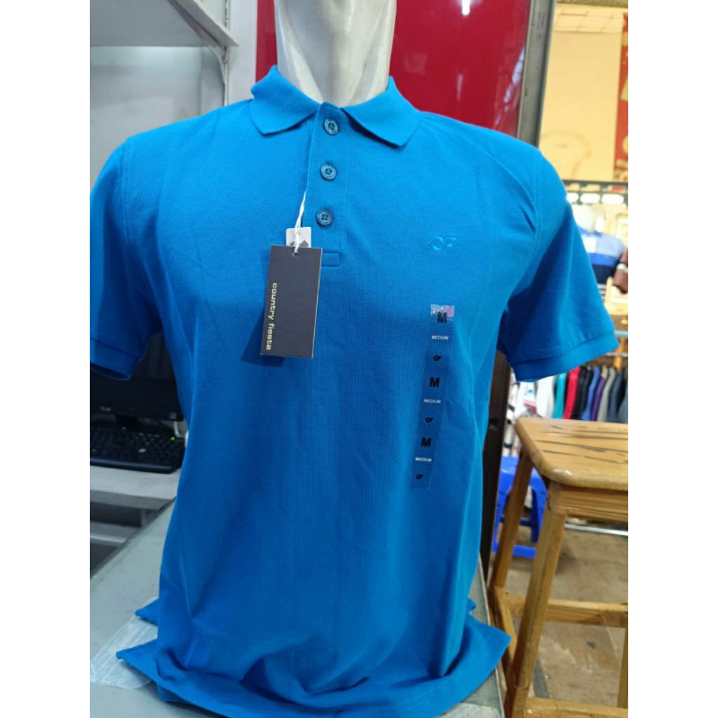 country fiesta kaos polo kerah original
