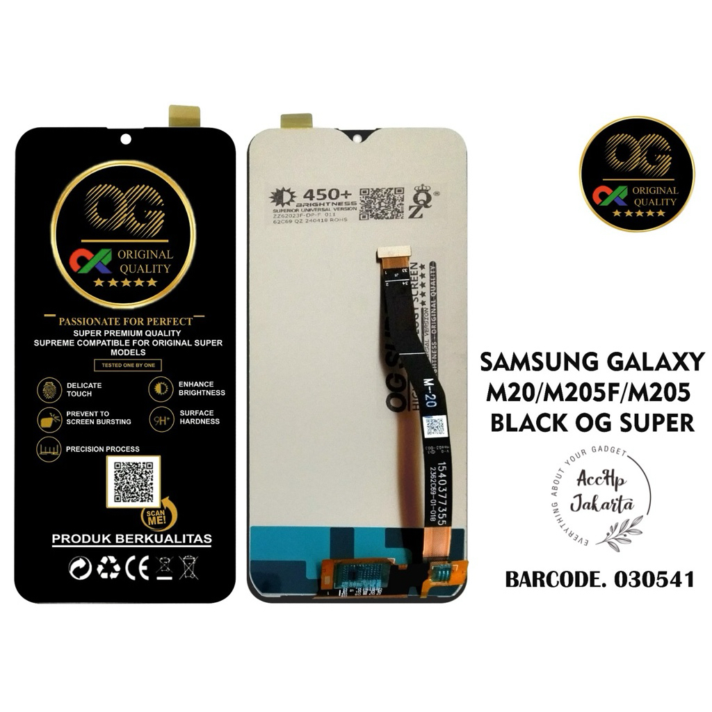 LCD Touchscreen Samsung M20 M205 LCD Samsung M205 M20 Black Original Meetoo